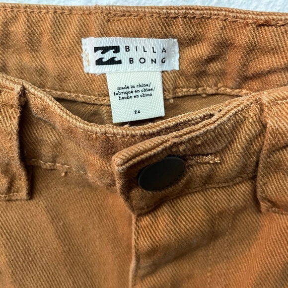 Billabong Brown Cargo Pants with Utility Design - Picture 4 of 6